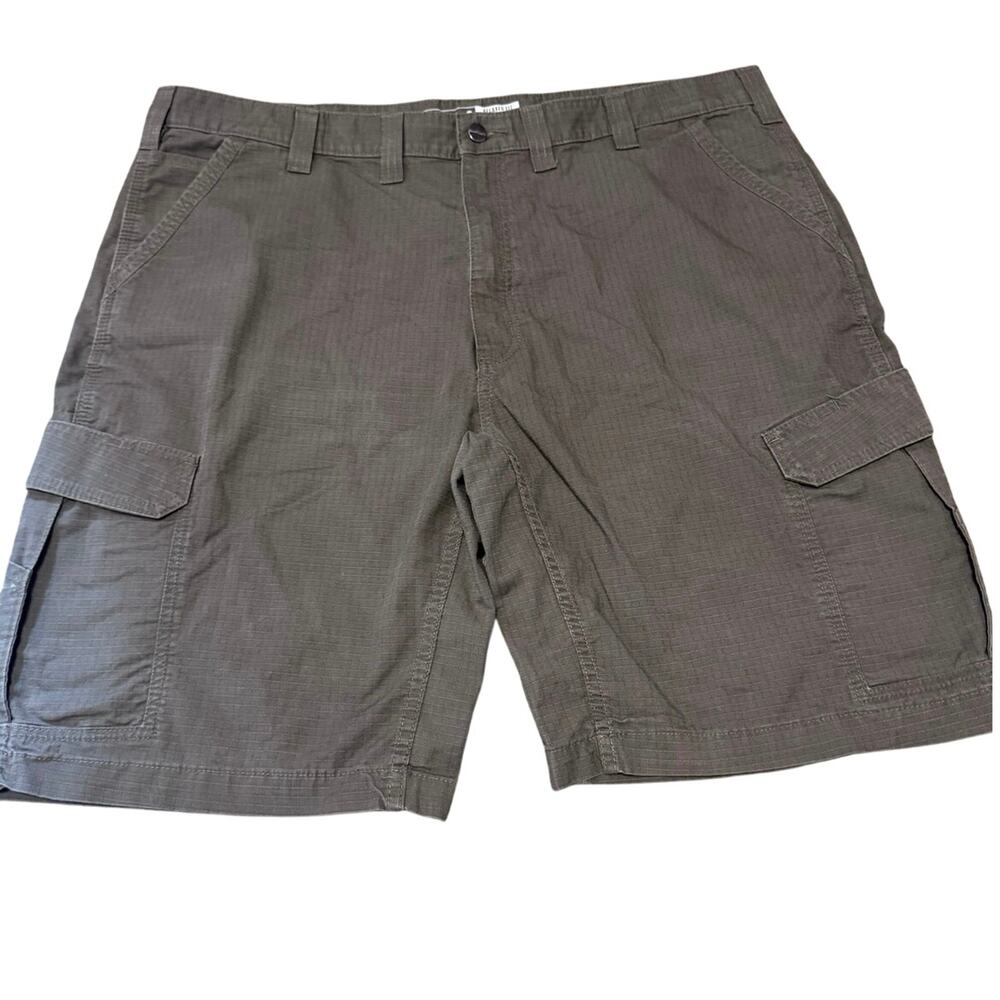 Carhartt Force Cargo Work Shorts Men’s 44 Gray Relaxed Fit Ripstop BS3543-M